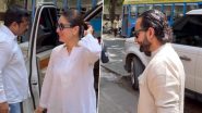 Kareena Kapoor Khan Trips and Nearly Falls As She Arrives To Vote With Saif Ali Khan for Lok Sabha Elections 2024 (Watch Video)
