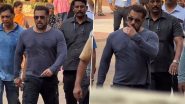 Salman Khan Casts His Vote at Polling Booth in Mumbai for Lok Sabha Elections 2024; Actor Shows Off His Inked Finger (Watch Video)