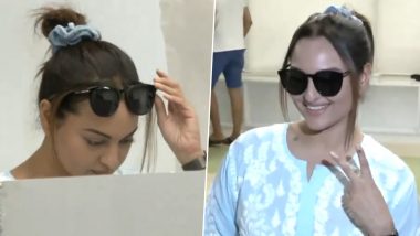 Sonakshi Sinha and Her Mother Poonam Sinha Exercise Their Voting Rights in Mumbai for the Lok Sabha Elections 2024 (Watch Video)