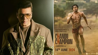 Chandu Champion: Kartik Aaryan’s New Avatar in Film Receives Heartfelt Praise From Karan Johar