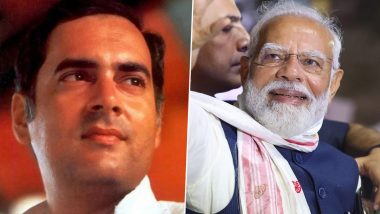 Rajiv Gandhi Death Anniversary 2024: PM Narendra Modi Pays Tribute to Former Prime Minister on His 33rd Punyatithi