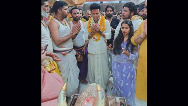 Manoj Bajpayee Visits Mahakaleshwar Jyotirlinga Temple Before Bhaiyya Ji Release (View Pic)