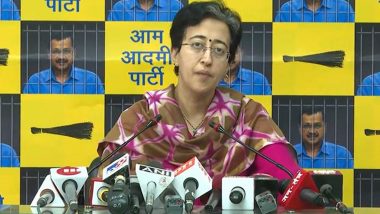 Delhi Water Crisis: Atishi Requests Centre To Ensure Provision for Release of Spare Water From Uttar Pradesh, Haryana to National Capital