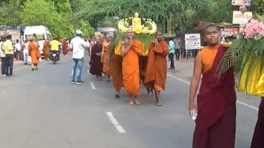 Buddha Purnima 2024: Grand Procession Held in Bodh Gaya on Occasion of 2,568th Birth Anniversary of Lord Buddha (Watch Video)