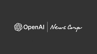 OpenAI Announces Multi-Year Partnership With Media Company News Corp To Enhance ChatGPT With Its Premium Journalism