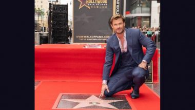 Thor Star Chris Hemsworth Honoured With Hollywood Walk of Fame Star (Watch Video)