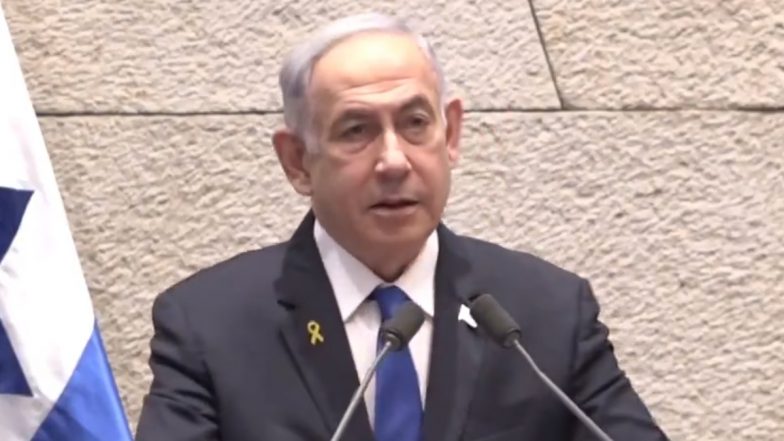 Benjamin Netanyahu Home Hit by Drone Strike: Drone Launched From Lebanon Hits Israel PM’s Personal Residence in Caesarea (Watch Videos)