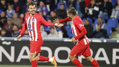 LaLiga 2023–24: Antoine Griezmann Scores Hat Trick As Atletico Madrid Beats Getafe in Spanish League To Seal UEFA Champions League Spot