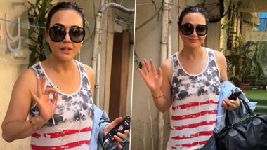 Preity Zinta Gets Uncomfortable As Paparazzi Follow Her During Outing in Mumbai, Says ‘You All Are Scaring Me’ (Watch Video)