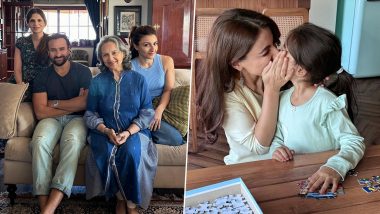 Mother's Day 2024: Soha Ali Khan Drops Heartwarming Pics Featuring Daughter Inaaya, Strikes Pose With Sharmila Tagore and Saif Ali Khan!