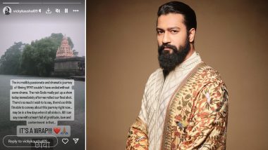 Chhaava: Vicky Kaushal Wraps Up Shoot for Laxman Utekar’s Directorial With ‘Some Drama’, Pens Emotional Note on Insta (See Pic)
