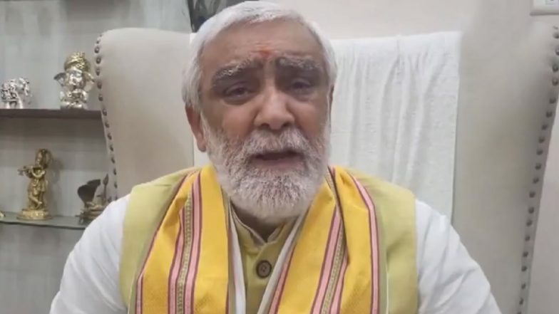 Sushil Kumar Modi Dies: Ashwini Choubey Breaks Down on Camera While Expressing Grief Over BJP Leader's Death (Watch Video)