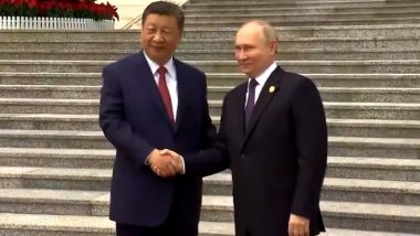 Vladimir Putin's China Visit: Russian President Hold Talks With Chinese Counterpart Xi Jinping, Discuss Future Strategic Ties Amid Prolonged Ukraine War (Watch Video)