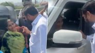 Eknath Shinde Helps Woman Injured in Auto-Rickshaw Accident in Thane's Kalva, Video Surfaces