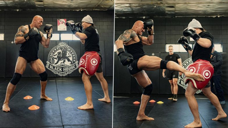 Dwayne 'The Rock' Johnson Shares Glimpses of Preparations for Hollywood Movie ‘The Smashing Machine’ Where He Portrays Iconic MMA Fighter Mark Kerr (See Pics)