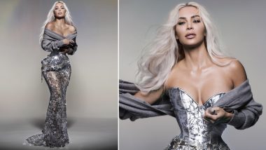 Met Gala 2024: Kim Kardashian Shines in Sparkling Corset Dress (View Pics)