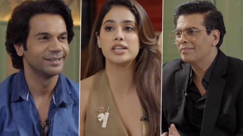 Mr and Mrs Mahi: Rajkummar Rao and Janhvi Kapoor Talk About Their Journey With Karan Johar Ahead of Movie Release (Watch Video)