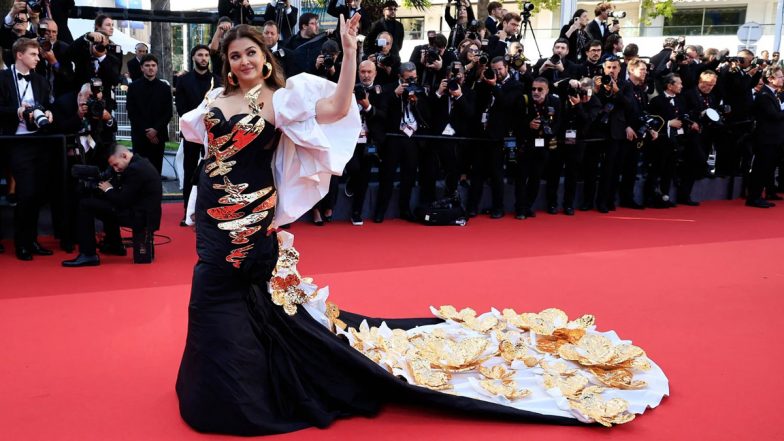 Aishwarya Rai Bachchan at Cannes 2024! Netizens Praise the Diva's Confidence for Slaying Red Carpet Despite Arm Injury