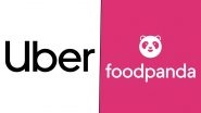 Uber To Acquire Delivery Hero&rsquo;s Foodpanda Business in Taiwan for USD 950 Million in Cash, Company To Focus on Other Market