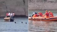 Gujarat: Seven Members of Family Drowned While Swimming in Narmada River in Poicha, Search Operation Underway (Watch Video)