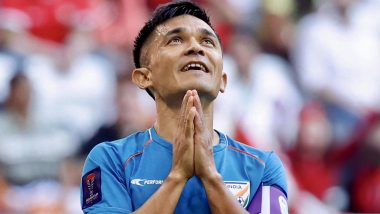 Sunil Chhetri Retirement: From Spraying Perfume on His Jersey to Scripting Unforgettable Moment, Indian Football Legend Looks Back at 19-year Football Journey (Watch Video)