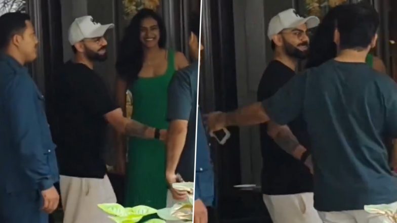 Virat Kohli Meets Badminton Star PV Sindhu at Royal Challengers Bengaluru Team Hotel Ahead of RCB vs CSK IPL 2024 Match, Video Goes Viral