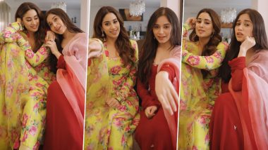 Janhvi Kapor Collabs With Jannat Zubair for Dance Reel; Beauties Groove to 'Dekhha Tune' Song From Mr & Mrs Mahi (Watch Video)