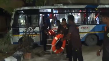 Tamil Nadu Rains: Karnataka Government Deploys SDRF Teams in Tirunelveli, Nearby Districts After Heavy Rainfall Warning (Watch Video)