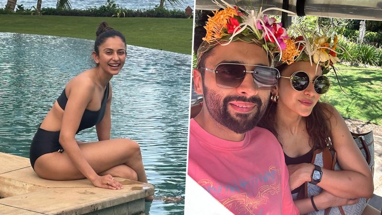 Fun in Fuji! Rakul Preet Singh Dishes Summer Vibes in Black Bikini, Drops Cute Pics With Hubby Jackky Bhagnani