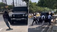 Noida: Black Thar Endangers Pedestrians With Reckless Stunts Near Amity University, Police Issues Challan After Video Goes Viral