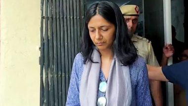Swati Maliwal on AAP March To BJP Office: Aam Aadmi Party MP Says '12 Years After Nirbhaya Incident, Party Leaders Today on Streets To Save The Accused'