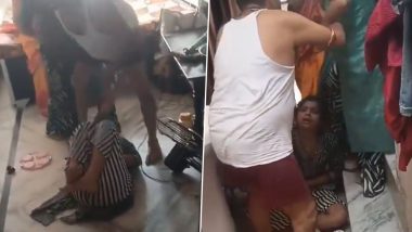Uttar Pradesh: Woman Brutally Thrashed by Mother-in-Law and Sister-in-Law in Etah, Husband Records Video of Assault; Police Launch Probe