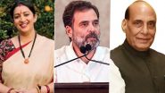 Rae Bareli, Amethi Lok Sabha Elections 2024: These Parliamentary Constituencies Among 14 Uttar Pradesh Seats Going To Polls During Phase 5 Voting, Key Candidates Include Congress Leader Rahul Gandhi and BJP's Rajnath Singh, Smriti Irani