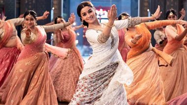 Alia Bhatt's Classical Dance Performance in 'Ghar More Pardesiya' Song From Kalank Gets Shoutout From The Academy (Watch Video)