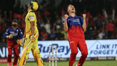 IPL 2024: Royal Challengers Bengaluru March Into Playoffs, Defeat Chennai Super Kings by 27 Runs in Thriller