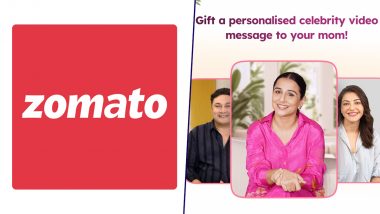 Mother’s Day 2024: Zomato Advises Customers To Gift ‘Personalised Celebrity Video Message’ To Their Moms Today and Generate It With Zomato Order