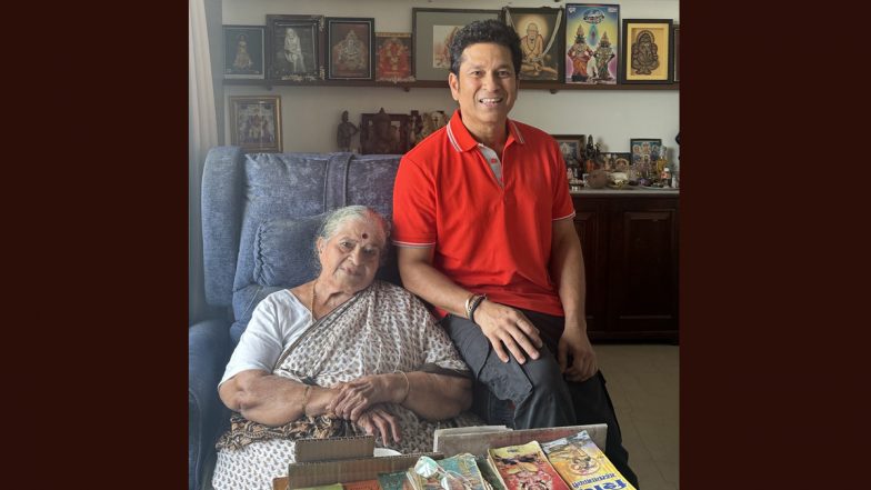 Sachin Tendulkar Dedicates Heartfelt Message For Mother Rajni Tendulkar on Occasion of Mother’s Day 2024, Writes ‘Thank You, Aai, For Being My Rock’ (See Post)