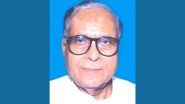 Prataprao Bhosale Dies: Former Congress MP Passes Away at 89 in Bhuinj; Maharashtra Congress Chief Nana Patole Expresses Condolences