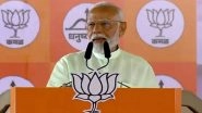 Lok Sabha Elections 2024: PM Narendra Modi Slams Uddhav Thackeray for &lsquo;Betraying Balasaheb Thackeray and Sacrifices of Shiv Sainiks&rsquo; at Rally in Mumbai (Watch Video)