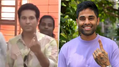 Sachin Tendulkar, Sunil Gavaskar, Ajinkya Rahane and Suryakumar Yadav Cast Their Votes During Fifth Phase of Lok Sabha Elections 2024