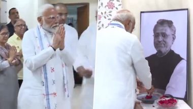 PM Modi Pays Tribute to Sushil Kumar Modi at His Residence in Patna