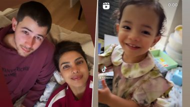 Priyanka Chopra and Nick Jonas’s Saturday Night Selfie Delights Fans; Don’t Miss Their Daughter Malti Marie’s Cute Video