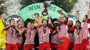 Olympiacos Wins UEFA Europa Conference League 2023-24 Championship, Ayoub El Kaabi Scores in Extra Time to Defeat Fiorentina in Final