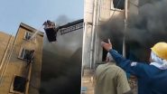 Delhi Fire: Massive Blaze Erupts at Factory in Bawana Industrial Area; Six Injured (Watch Video)