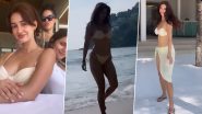 Disha Patani Turns Up the Heat With Sensational Bikini Poses Alongside Her ‘Girlies’ on Beach Vacay! (Watch Video)