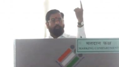 Maharashtra Lok Sabha Elections 2024: Nearly 16% Voter Turnout Till 11 AM; CM Eknath Shinde, Uddhav, Raj Thackeray Cast Vote (Watch Videos)