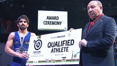 Aman Sehrawat’s Coach Speaks at Chhatrasal Stadium As 20-Yr-Old Earns First Paris Olympic Games 2024 Quota in Men’s Wrestling, Says ‘He Can Become Next Sushil Kumar’