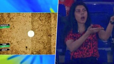 Kavya Maran's Reaction Goes Viral After DRS Against Sunil Narine Showed Ball Pitching Outside Leg-Stump During KKR vs SRH IPL 2024 Qualifier 1 Match