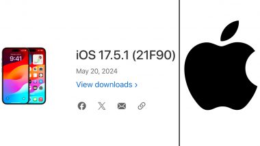 iOS 17.5.1 Update: Apple Releases Significant Update Addressing iPhone 'Deleted Photo Reappearing' Bug After iOS 17.5 Update; Check Device Compatibility and Details About Issue