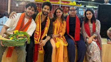 Rohit Saraf and Naila Grrewal Visit Siddhivinayak Temple With Ishq Vishk Rebound Cast for Blessings (View Pics)